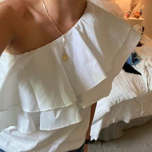 One shoulder beautiful blouse